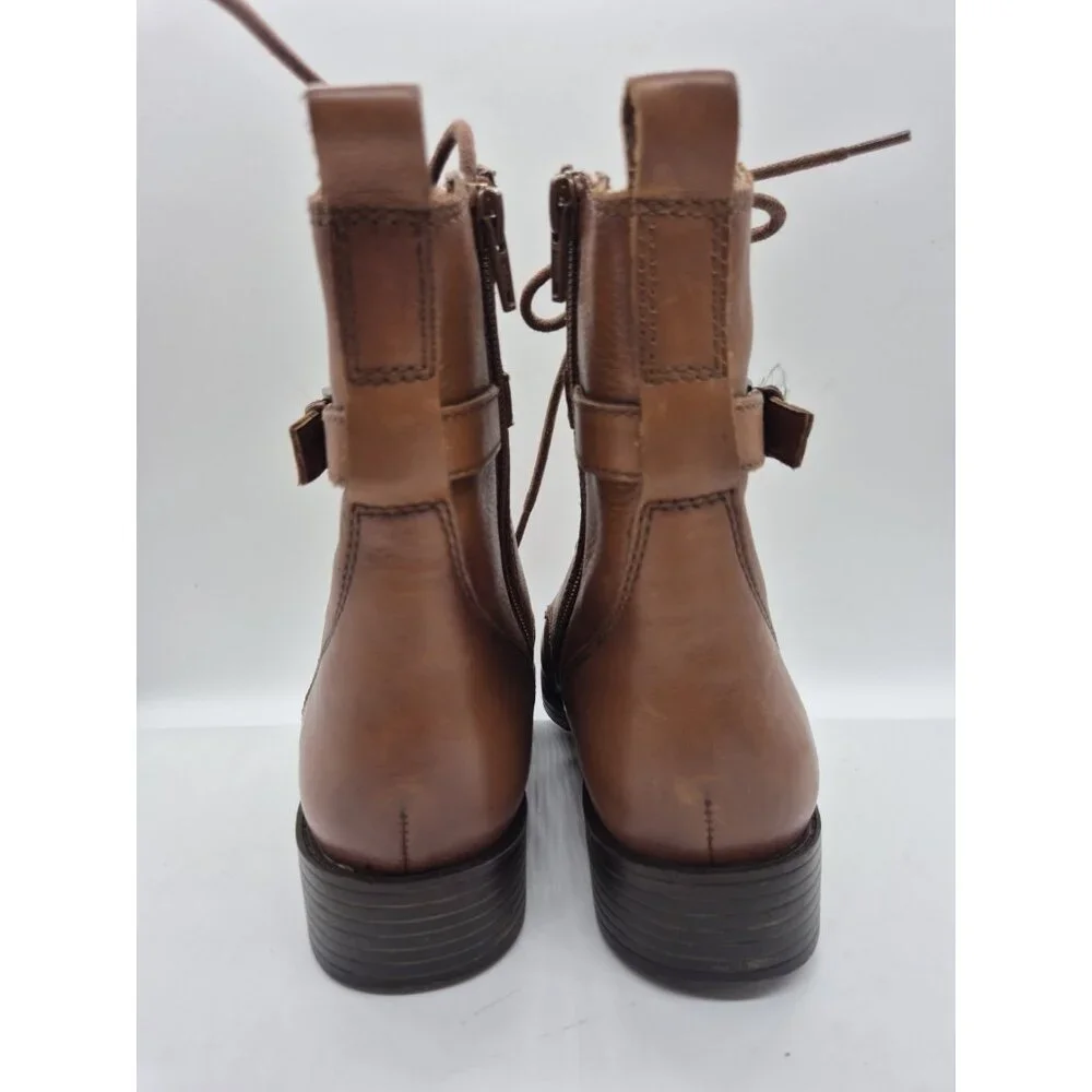 Naturalizer Women's Ankle Boots Size 6.5 Brown Lace Zip Sycamore (500) - Picture 3 of 10